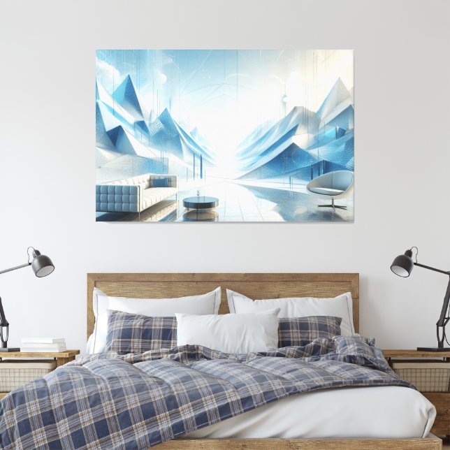 LEINWAND ELEGANT ART - NORDIC VOID (Insitu (Schlafzimmer))