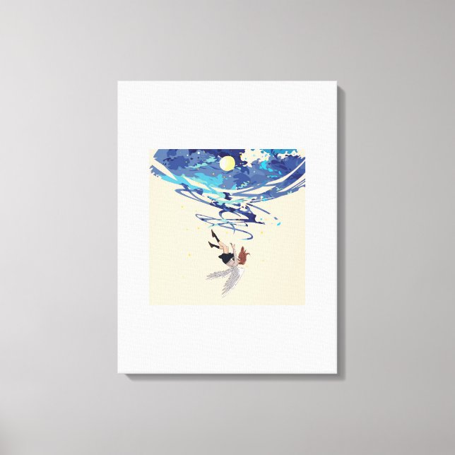Leinwand "Fallender Engel" Art (Vorderseite)