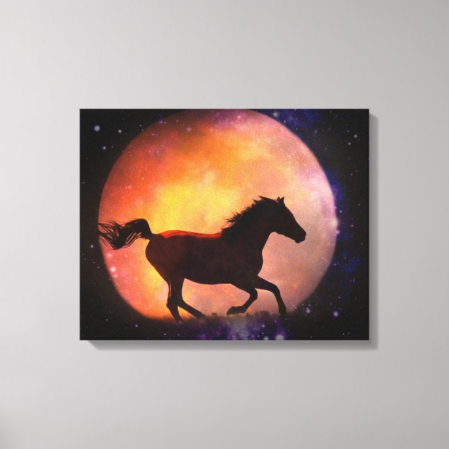 Leinwand Fantasy Ross und Monde Kunst, Dichtung un (Vorderseite)
