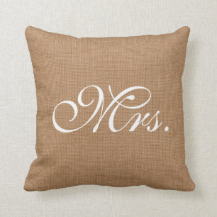 Leinwand-Frau Throw Cushion Kissen