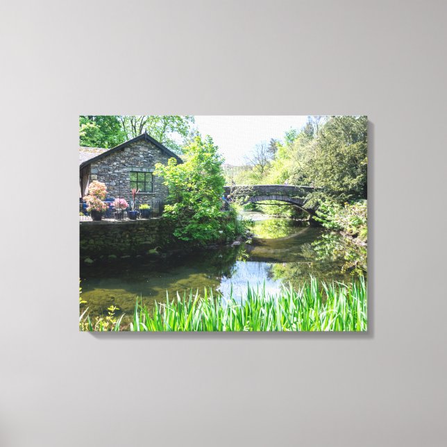 Leinwand für den Fluss Grasmere Rothay (Vorderseite)