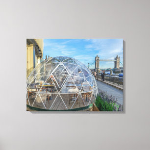 Leinwand für den Riesenglanz in London