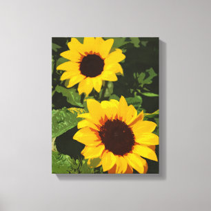 Leinwand für die gelbe Sonnenblume