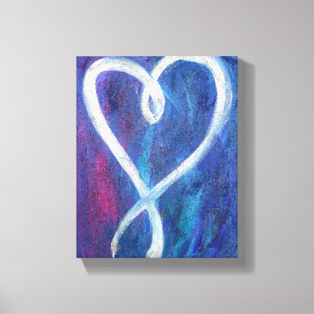 Leinwand für unterstützende Herzbemalung Art Print (Vorderseite)