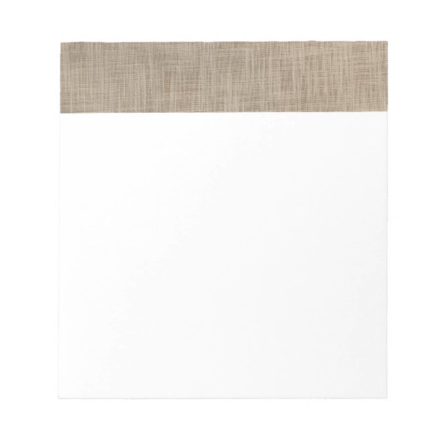 Leinwand Hintergrund Notizblock (Vorderseite)