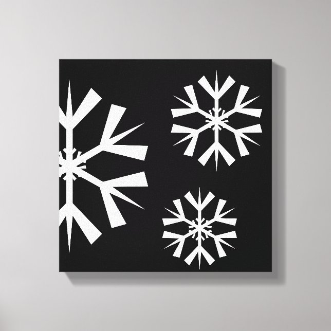Leinwand Holiday Snowflake (Vorderseite)