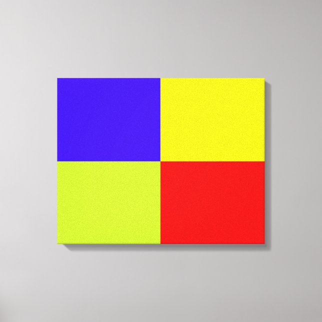 Leinwand im Farbblock (Vorderseite)