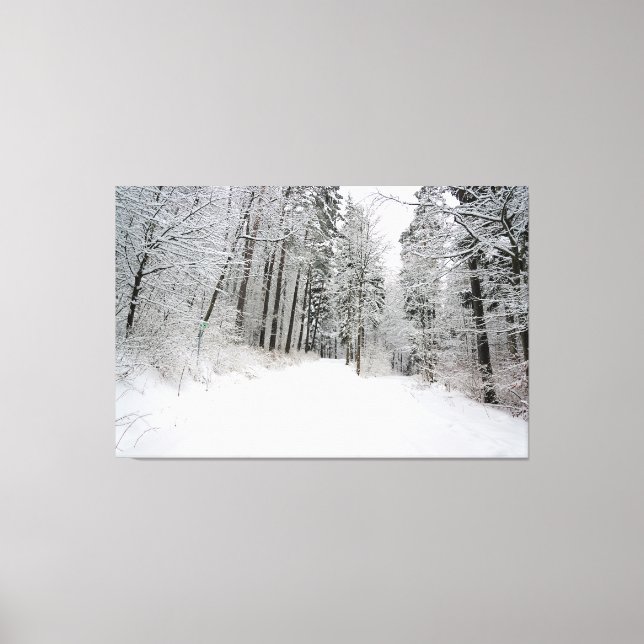 Leinwand im Winter (Vorderseite)