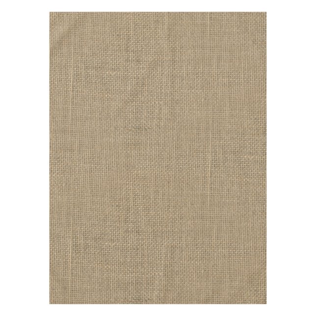 Leinwand in der natürlichen Beige Tischdecke (Vorderseite)