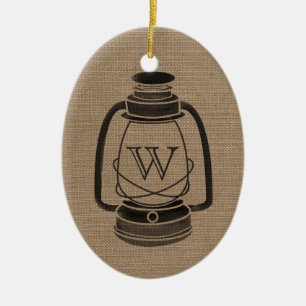 Leinwand-inspirierte Keramikornament