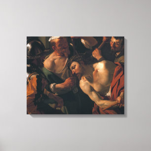 Leinwand Jesus Christus w. die Krone von Thorns