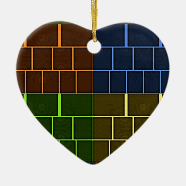 Leinwand Keramikornament (Vorne)