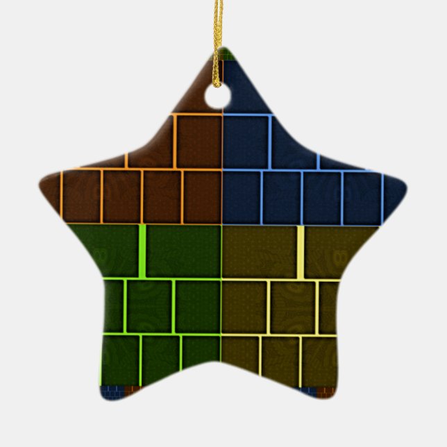 Leinwand Keramikornament (Vorne)