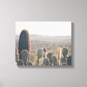 Leinwand-Kunst Arizona-Kaktus-  Leinwanddruck
