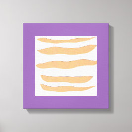 Leinwand Kunst mit Tiger Streifen