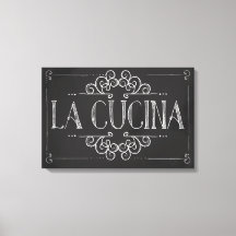 Leinwand "La Cucina"