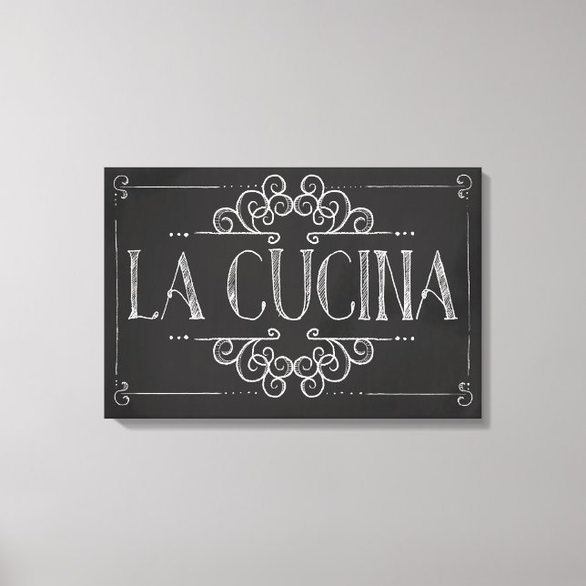 Leinwand "La Cucina" (Vorderseite)