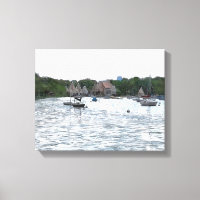 LEINWAND: Lake Harriet Pavilion and Boats_