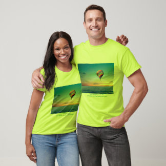 Leinwand Langschläfer T - Shirt, weiß/grün T-Shirt