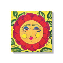 Leinwand Malerische Blumen