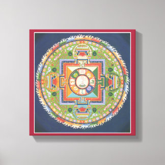 LEINWAND - Mandala von Buddha des Mitgefühls