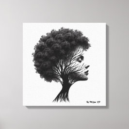 Leinwand Mauer Kunst der Widerstandsfähigkeit und