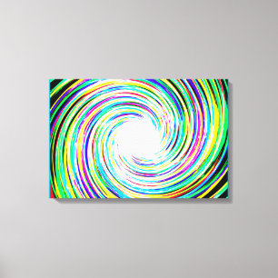 Leinwand Mehrfarbig Spark Swirl