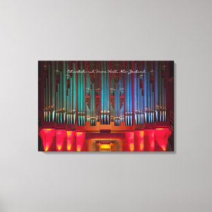 Leinwand mit atemberaubender Pfeife, mit Titel umh
