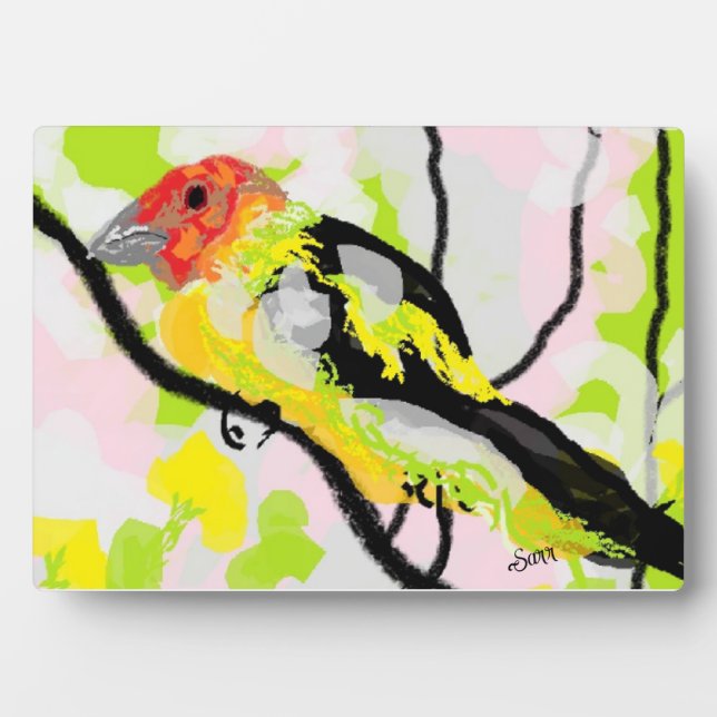 Leinwand mit Easel: Vogelgrippe in Oregon Fotoplatte (Vorderseite)
