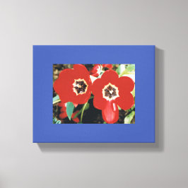 Leinwand mit Roten Tulips