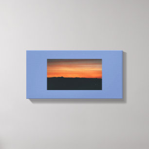 Leinwand mit Sonnenuntergangsszene