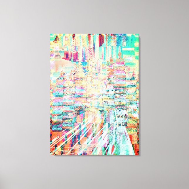 Leinwand Multicolor City (Vorderseite)