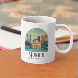 Leinwand München Kaffeetasse