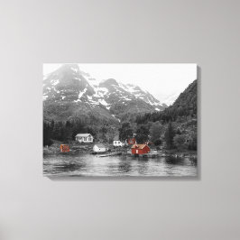 Leinwand - Norwegen (Raftsund nähe Trollfjord)