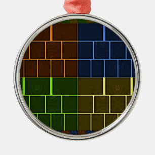 Leinwand Ornament Aus Metall