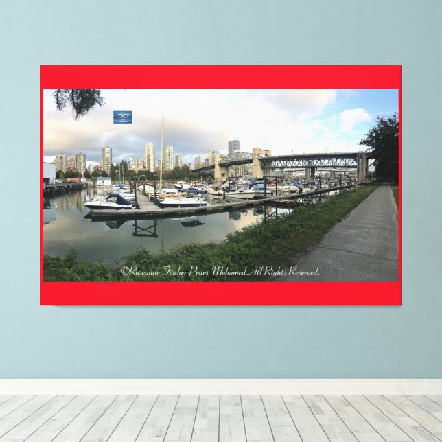 Leinwand Rot (WaterFront52)RFPMDesign ©️ 2019/24 (Insitu (Holzboden))