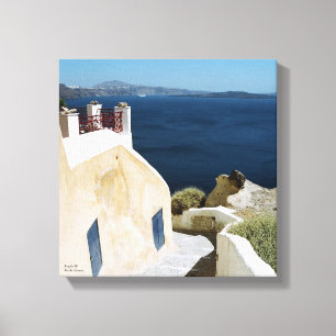 Leinwand Santorini