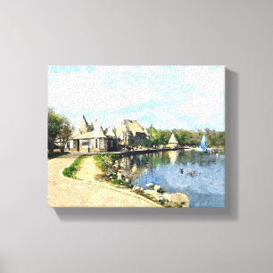 LEINWAND: See-Harriet-Allee, Mpls., MN_ Leinwanddruck