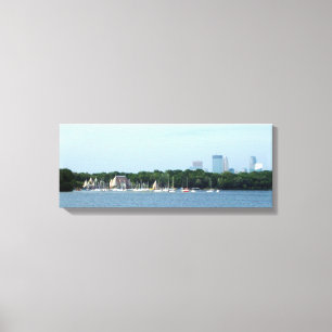 LEINWAND: See Harriet u. Minneapolis Skyline_ Leinwanddruck