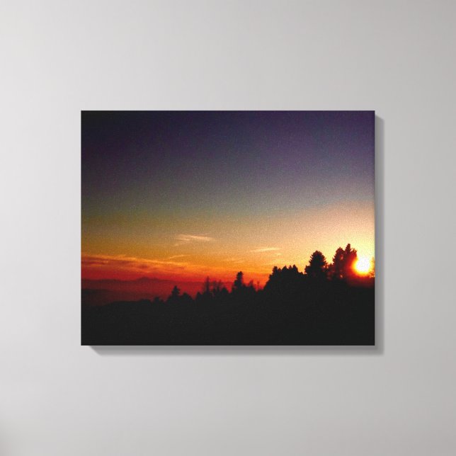 Leinwand Sonnenuntergang (Vorderseite)