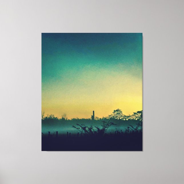 Leinwand Sonnenuntergang (Vorderseite)