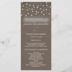 Leinwand-Stern-Schnur beleuchtet rustikale Programm