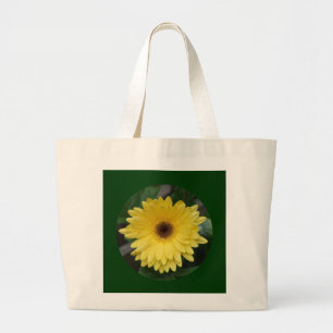 Leinwand-Tasche, gelbes afrikanisches Jumbo Stoffbeutel