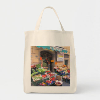 Leinwand-Tasche--Italienischer Markt Tragetasche