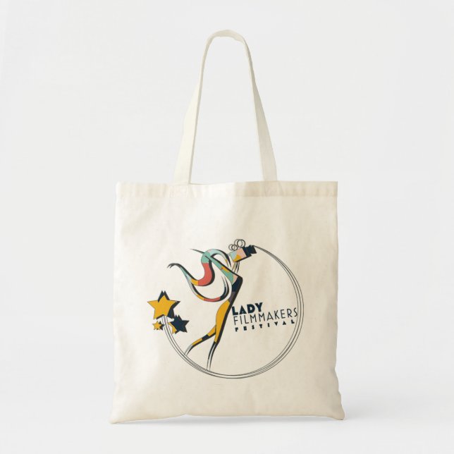 Leinwand Tasche mit Lady Filmmakers Circle Logo (Vorne)