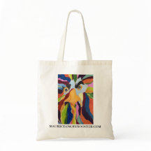 Leinwand Tasche mit Maurice Angry Rooster