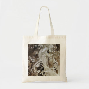 Leinwand-Tasche: Mucha Illustration von Le Pater Tragetasche