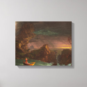 Leinwand The Voyage of Life, Manhood, Thomas Cole