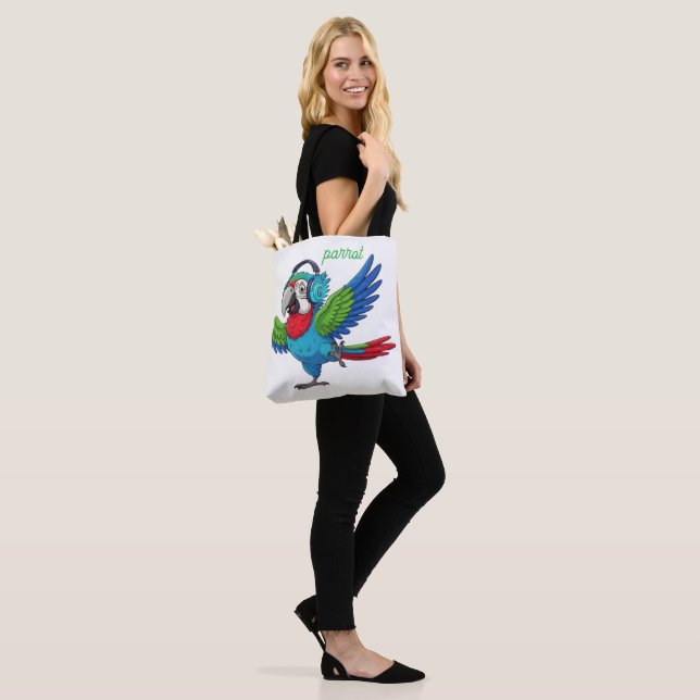 Leinwand Tote Bag USA - Personalisiert wiederverwe Tasche (Am Model)