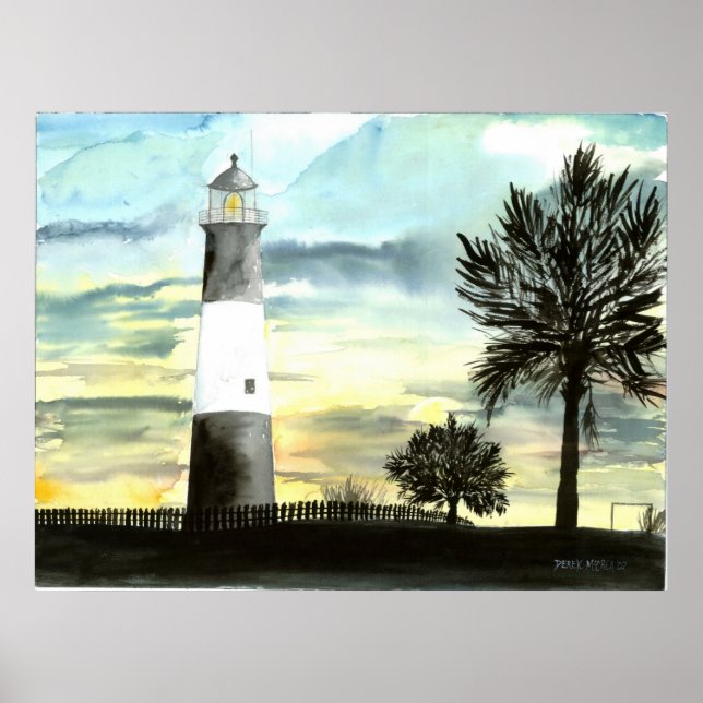 Leinwand Tybee Island Lighthouse Poster (Vorne)